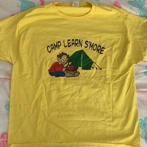 90s Yellow Camp Learn S'more T-Shirt